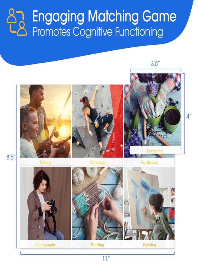 Keeping Busy Match The Photo Game with Fun Facts Set 3 Matching Games for Adults | Dementia Activities for Seniors | Activities for Dementia Patients | Alzheimers Activities for Elderly with Dementia - Image 2